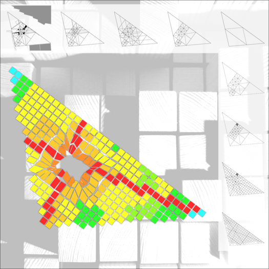  
<div style=color:#000>Location:Venice Biennale of Architecture Egyptian Pavilion 
              &nbspYear:2008
              &nbspStatus:Completed </div>
<div>The investigation looks deeper into the questions and potentials it poses. Abstracting the original geometry proposes a specific gravitational point affecting the whole site. This gravitational force represents the complexity of the geometry. The composition becomes an expression of the vortex resulting form that force by using a modulated repetition of a single unit extracted from the original geometry. These units self organize into one entity, where they define space/non-space, material/ immaterial.
As the site is known for its traditional pottery crafts work, the units define their exhibition potential, even within themselves. The single unit becomes the space and the exhibited artwork at the same time, bringing the overall geometric articulation into sight.</div